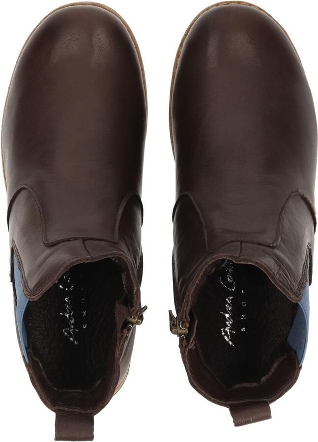 Andrea Conti Chelsea-laarzen voor dames leer 0342846 2147 bruin - Foto 6