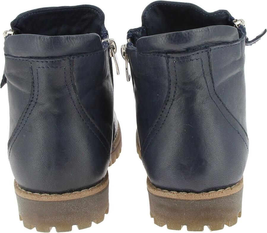 Andrea Conti Dames 0344818 Enkellaarzen Glad Leer Blokhak d.Blue - Foto 4