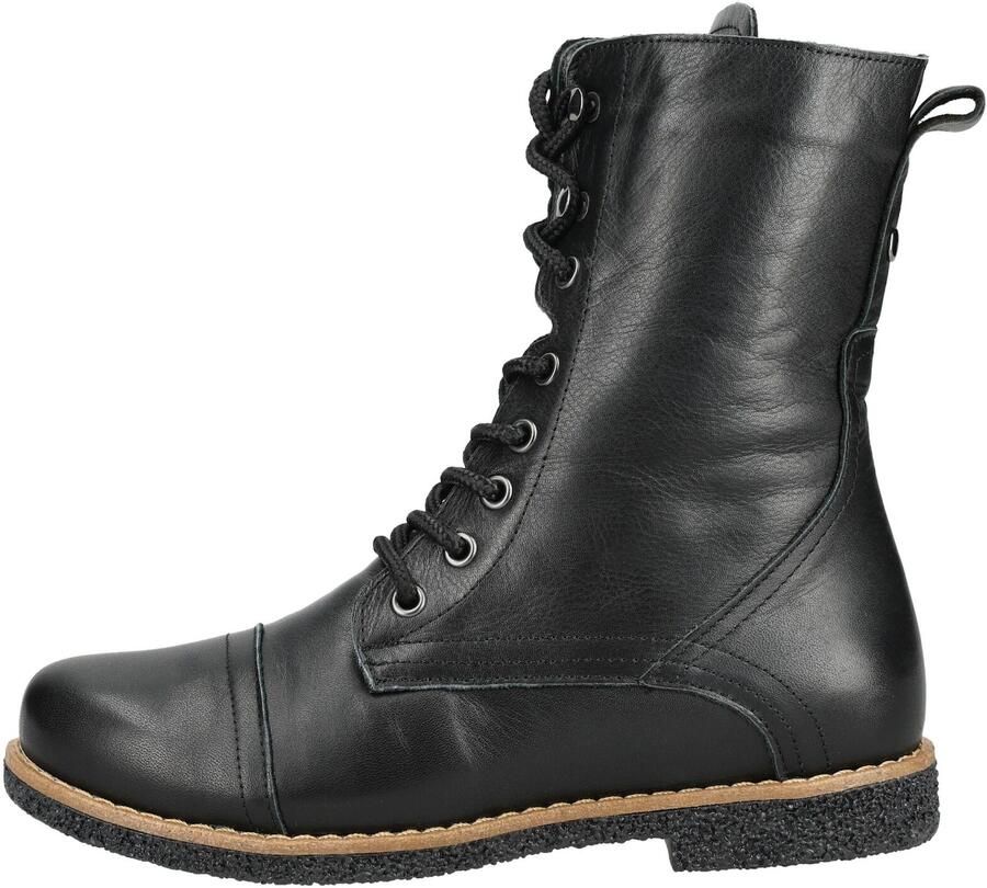 ANDREA CONTI Veterlaarzen 'Schnürstiefelette Damen 0348894 002 Echtleder in schwarz' zwart