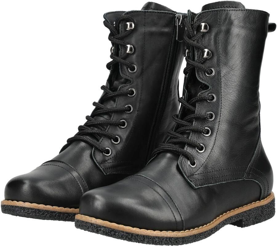 ANDREA CONTI Veterlaarzen 'Schnürstiefelette Damen 0348894 002 Echtleder in schwarz' zwart - Foto 3