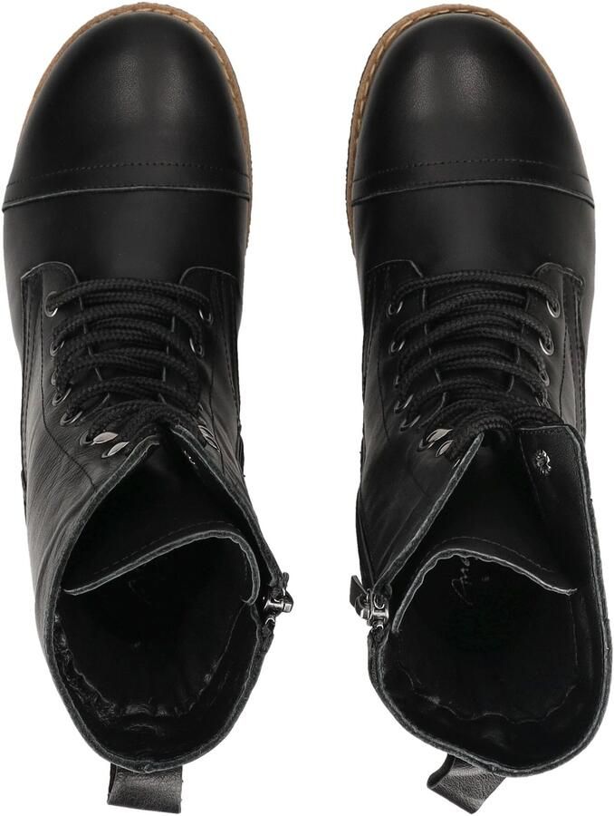 ANDREA CONTI Veterlaarzen 'Schnürstiefelette Damen 0348894 002 Echtleder in schwarz' zwart - Foto 5