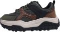 ANTONY MORATO Sneakers laag 'ALAIN' chocoladebruin groen zwart - Chocoladebruin/Groen/Zwart