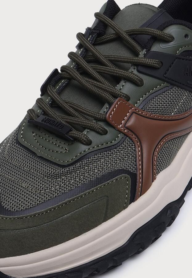 ANTONY MORATO Sneakers laag 'ALAIN' chocoladebruin groen zwart - Foto 3