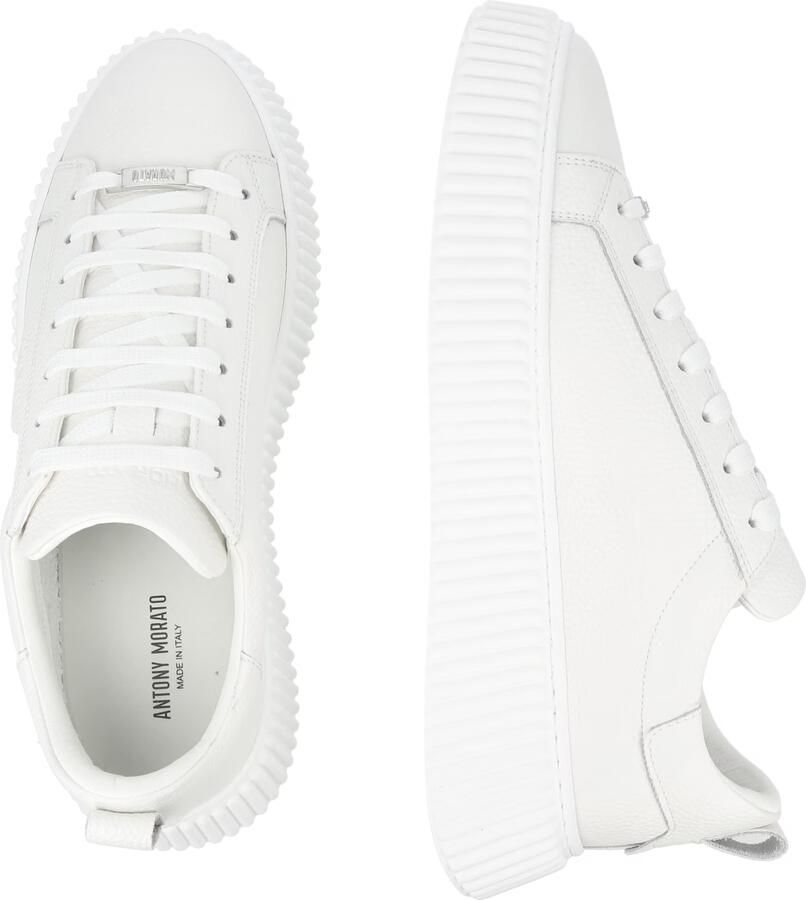 Antony Morato Sneakers van leer met labeldetail model 'HOPPER' - Foto 4