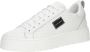 Antony Morato Leather Bold Sneakers Leren Sneaker Heren Wit - Thumbnail 2