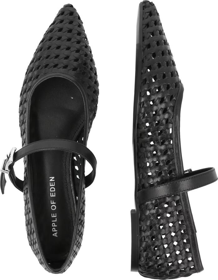 Apple of Eden Ballerina met riempjes 'DEBRA 1.1' zwart - Foto 3
