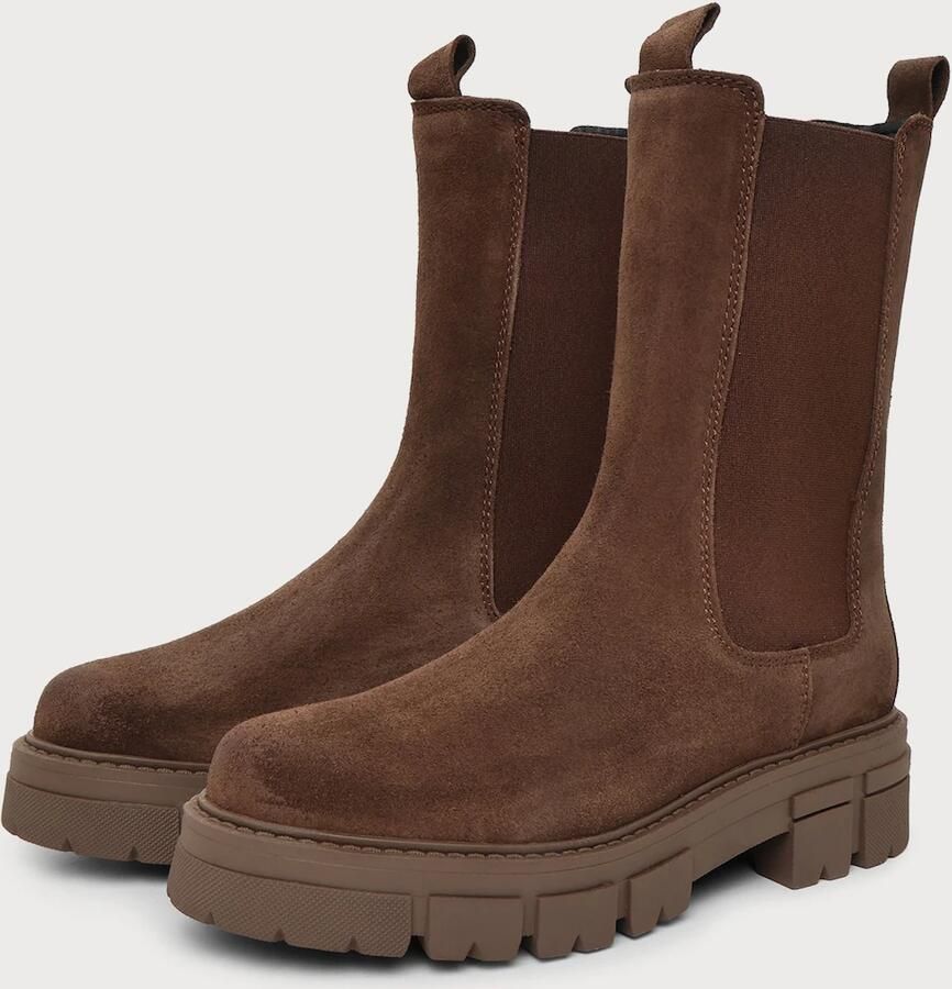 Apple of Eden Chelsea boots 'CHER' chocoladebruin - Foto 2