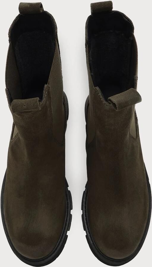 Apple of Eden Chelsea boots 'CHER' donkergroen - Foto 5