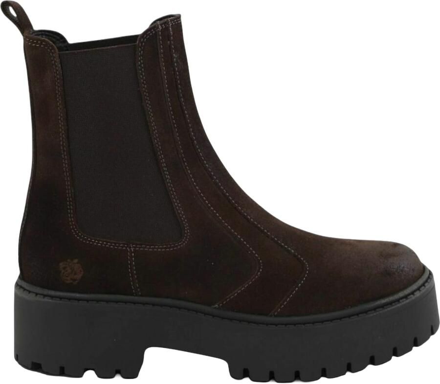 Apple of Eden Chelsea boots 'CLAYTON' chocoladebruin - Foto 3