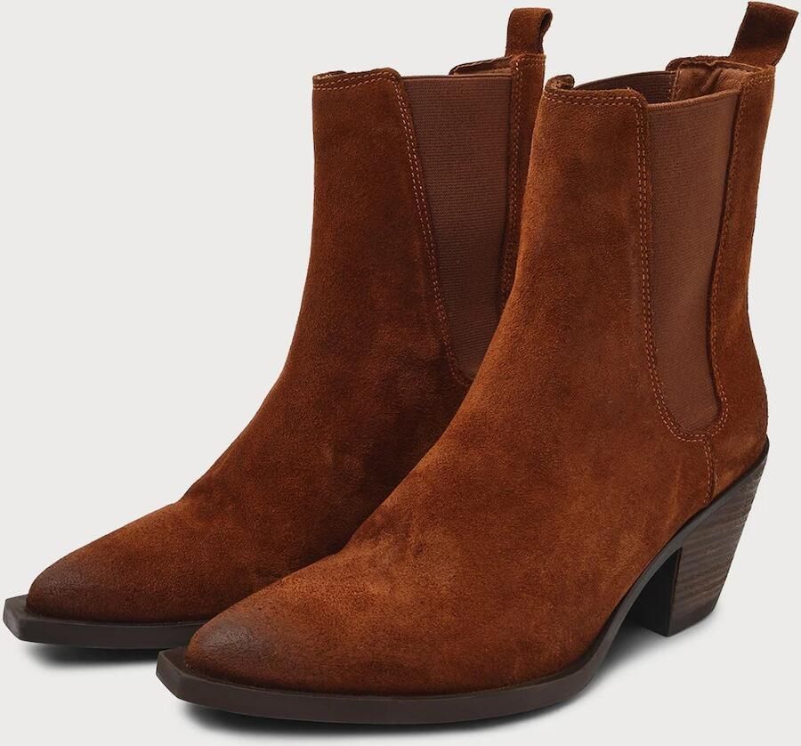 Apple of Eden Chelsea boots 'SOL' kastanjebruin - Foto 2