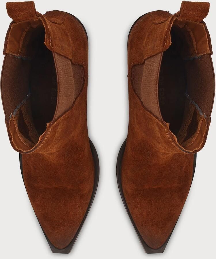 Apple of Eden Chelsea boots 'SOL' kastanjebruin - Foto 3