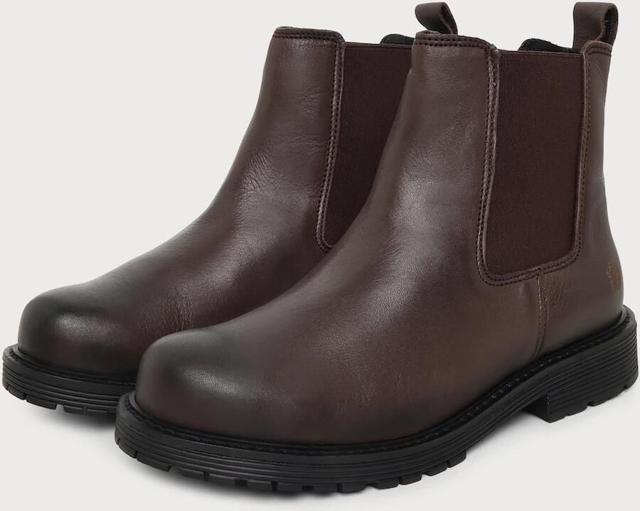 Apple of Eden Chelsea boots 'STELLA' chocoladebruin - Foto 3