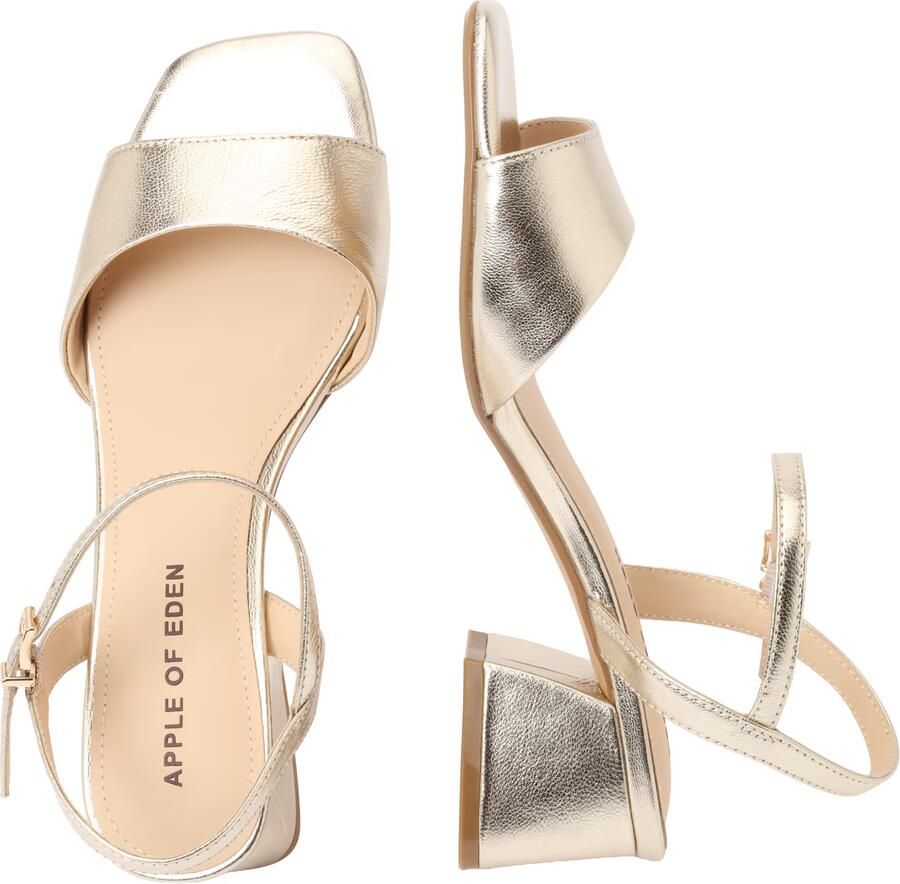 Apple of Eden Sandalen met riem 'FLORE 21' champagne - Foto 2