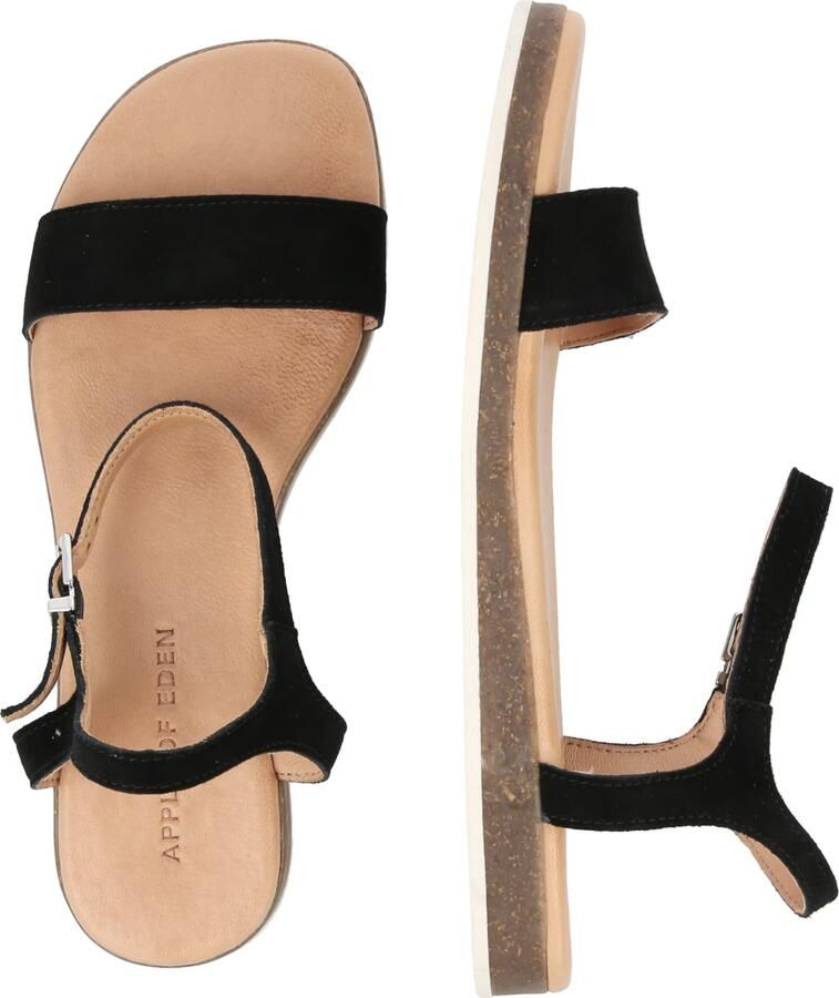 Apple of Eden Sandalen met riem 'ISA 1' zwart - Foto 3