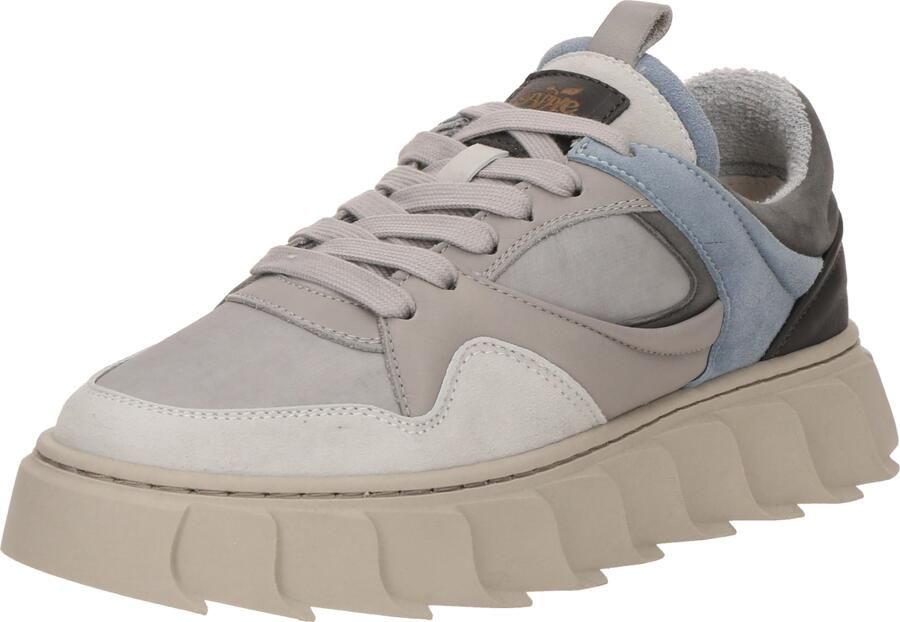 Apple of Eden Sneakers laag 'LIMA' beige duifblauw donkerbruin lichtgrijs