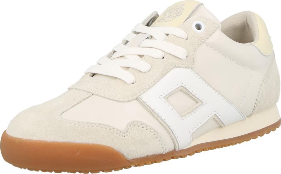 Apple of Eden Sneakers laag 'ODESSA 90' lichtgeel wit offwhite