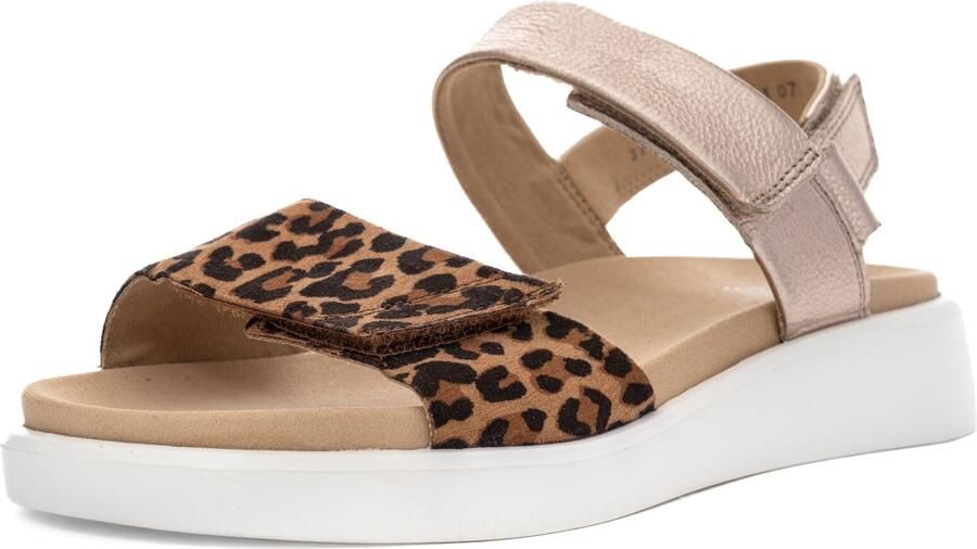 Dames Sandalen Wit Zilver Comfortabel & Verstelbaar - Foto 6