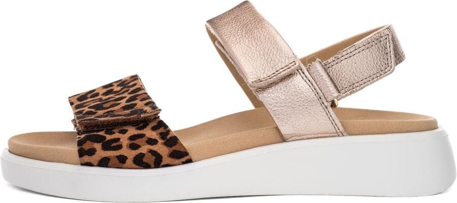 Dames Sandalen Wit Zilver Comfortabel & Verstelbaar - Foto 5