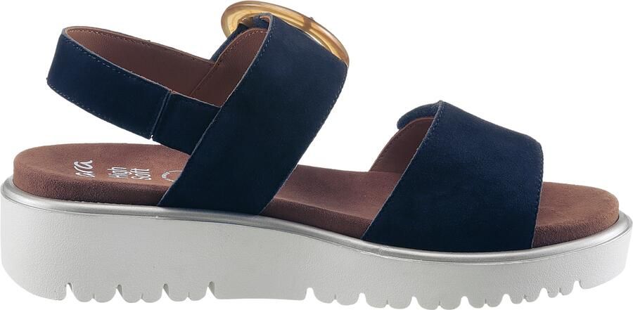 Ara Sandalen Bilbao Wig sandalen plateau sandalen met klittenbandsluitingen G-wijdte - Foto 12