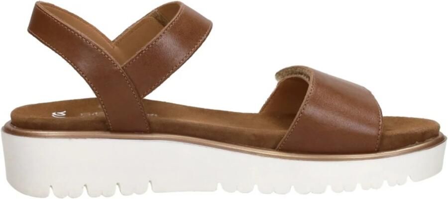 Ara Bilbao-S Sandalen Plat Cognac