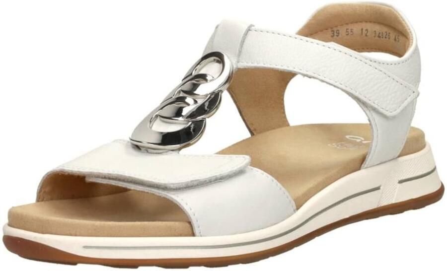 Ara Osaka-S Sandalen Plat Wit - Foto 3