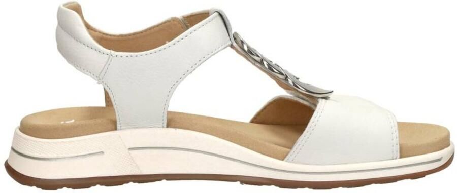 Ara Osaka-S Sandalen Plat Wit