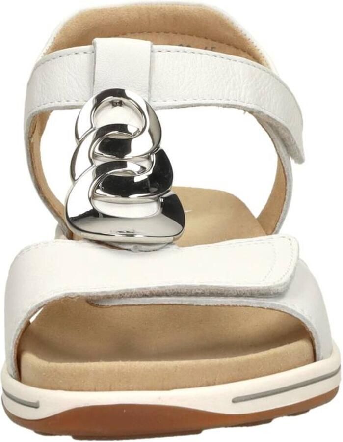 Ara Osaka-S Sandalen Plat Wit - Foto 4