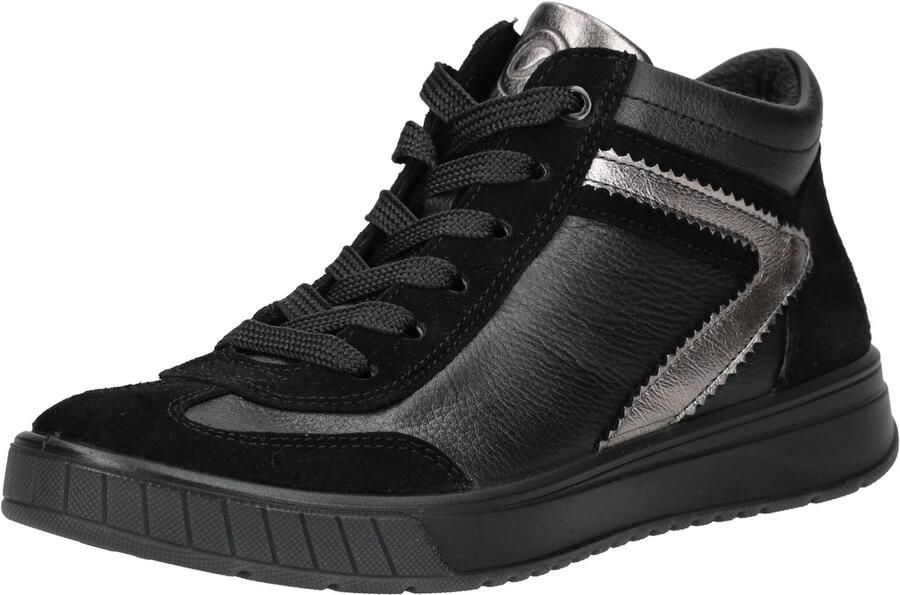 ARA Sneakers hoog 'Stiefel Damen 12-50022-01 Rauleder in schwarz' zwart