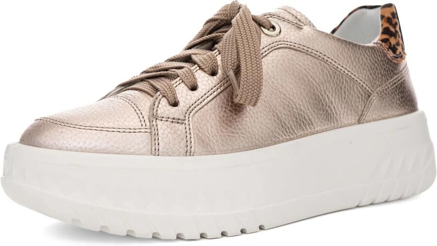 ARA Sneakers laag beige cognac zwart - Foto 5