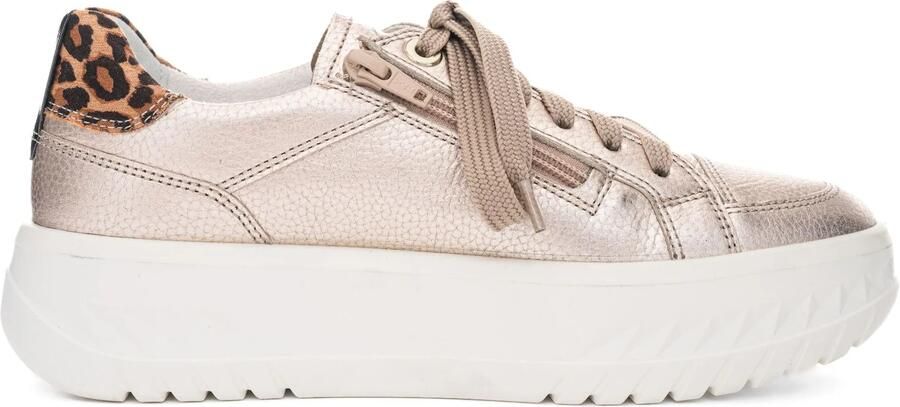 ARA Sneakers laag beige cognac zwart