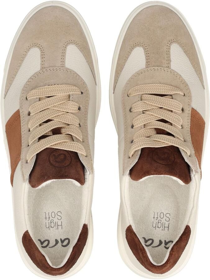 ARA Sneakers laag beige lichtbeige bruin donkerbruin - Foto 5