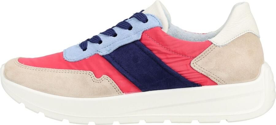 ARA Sneakers laag beige navy framboos wit - Foto 6