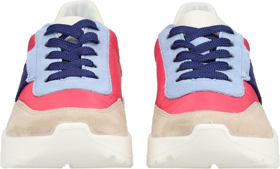 ARA Sneakers laag beige navy framboos wit - Foto 4