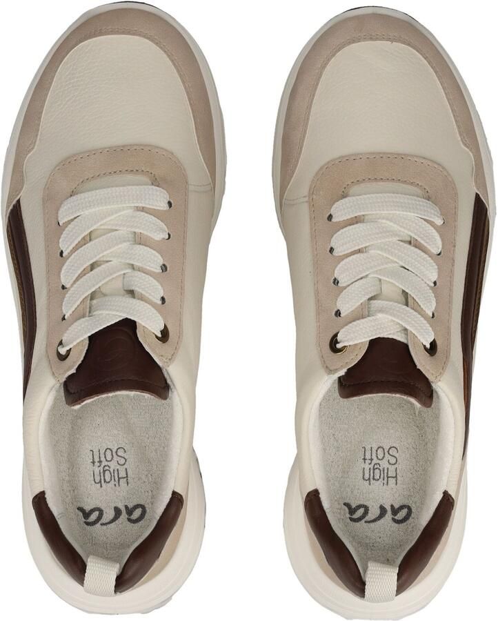 ARA Sneakers laag crème nude bordeaux - Foto 2