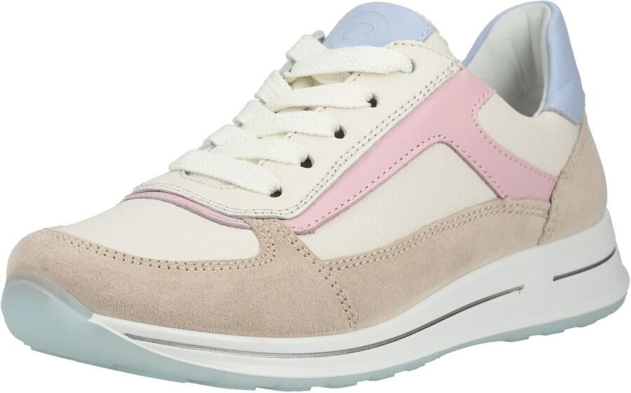 ARA Sneakers laag crème sand rosa