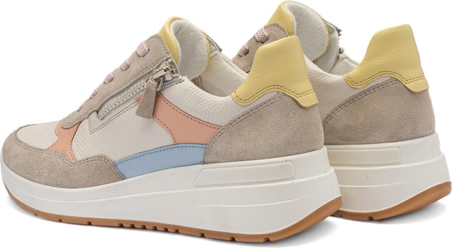 ARA Sneakers laag 'Garda' beige pastelblauw lichtbruin pasteelgeel - Foto 6