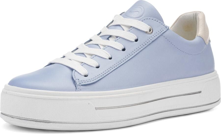 ARA Sneakers laag lichtblauw wit