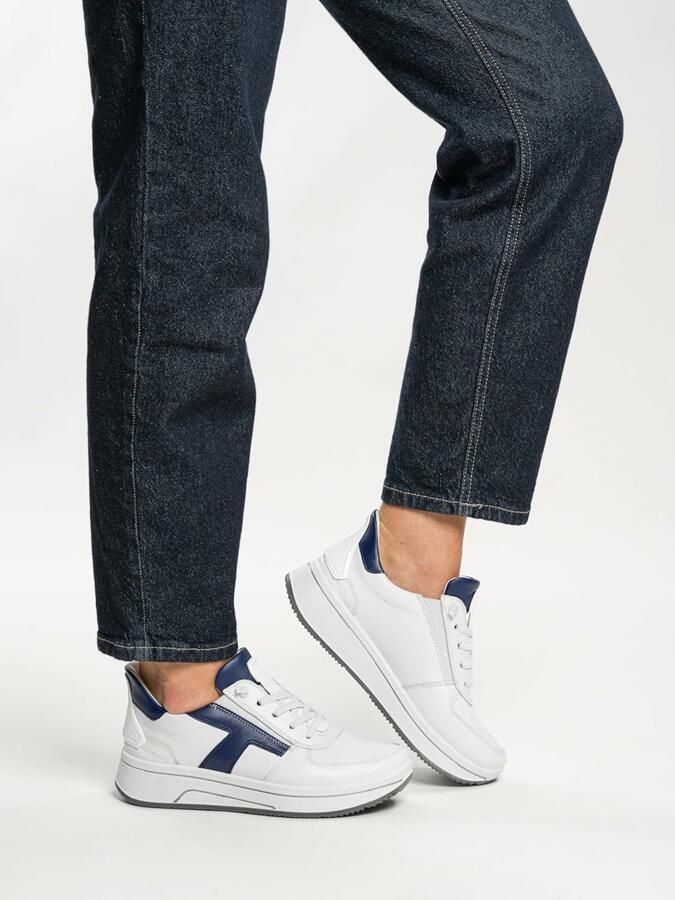 ARA Sneakers laag zwart wit - Foto 2