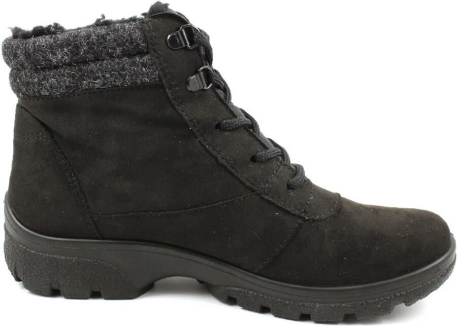 ARA Veterlaarsjes 'Schnürstiefel Damen 12-49309-01 Textil in schwarz' zwart - Foto 3