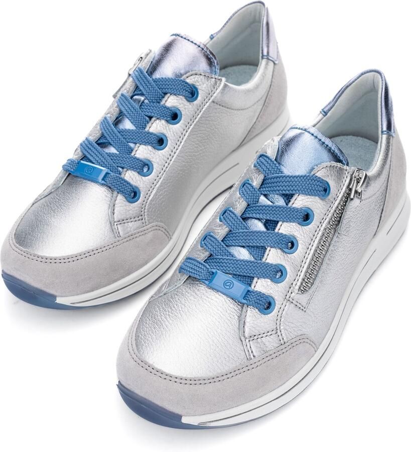 ARA Veterschoen 'Osaka' blauw grijs zilvergrijs - Foto 5