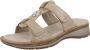 Ara 1229003 Volwassenen Dames slippers Wit beige - Thumbnail 3