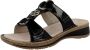 Ara Slippers Hawaï sleehak zomerschoen pantoffels met klittenband - Thumbnail 5