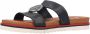 Ara Trendy Blauwe Leren Sandaal voor Dames Blue Dames - Thumbnail 4