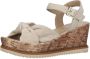 Ara Oranje dames sleehak sandalen - Thumbnail 3