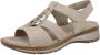 Ara 1229011~~~~~~~~~~~~~~~~~~~~~~~ Sandalen met hakDames Sandalen Wit beige - Thumbnail 6