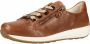 Ara Bruine Dames Sneakers Platte Rubberen Zool - Thumbnail 2
