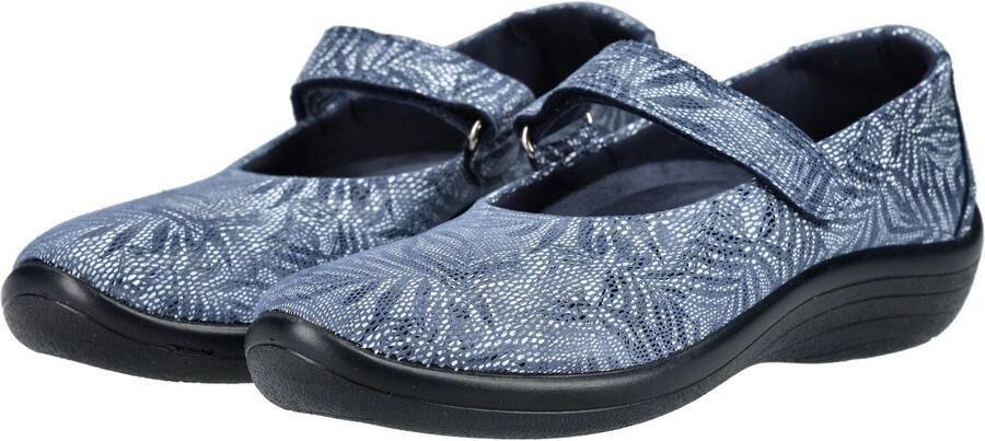 Arcopedico Ballerina met riempjes marine smoky blue - Foto 5