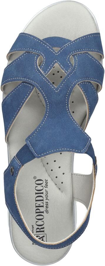 Arcopedico Sandalen met riem blauw - Foto 6