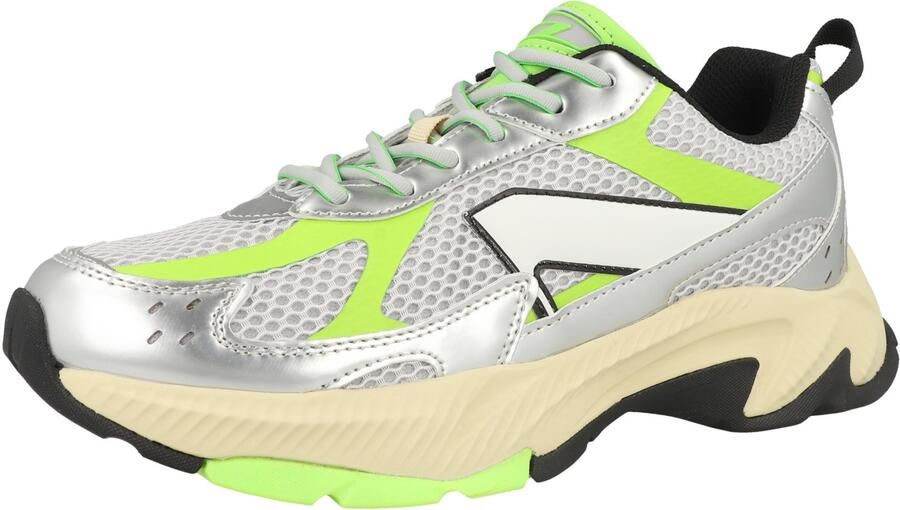 ARKK Copenhagen Sneakers laag 'Forma Runner' grasgroen zwart zilver wit