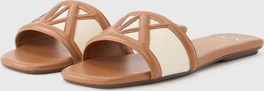 Armani Exchange Sandalen met gevlochten platform - Foto 8